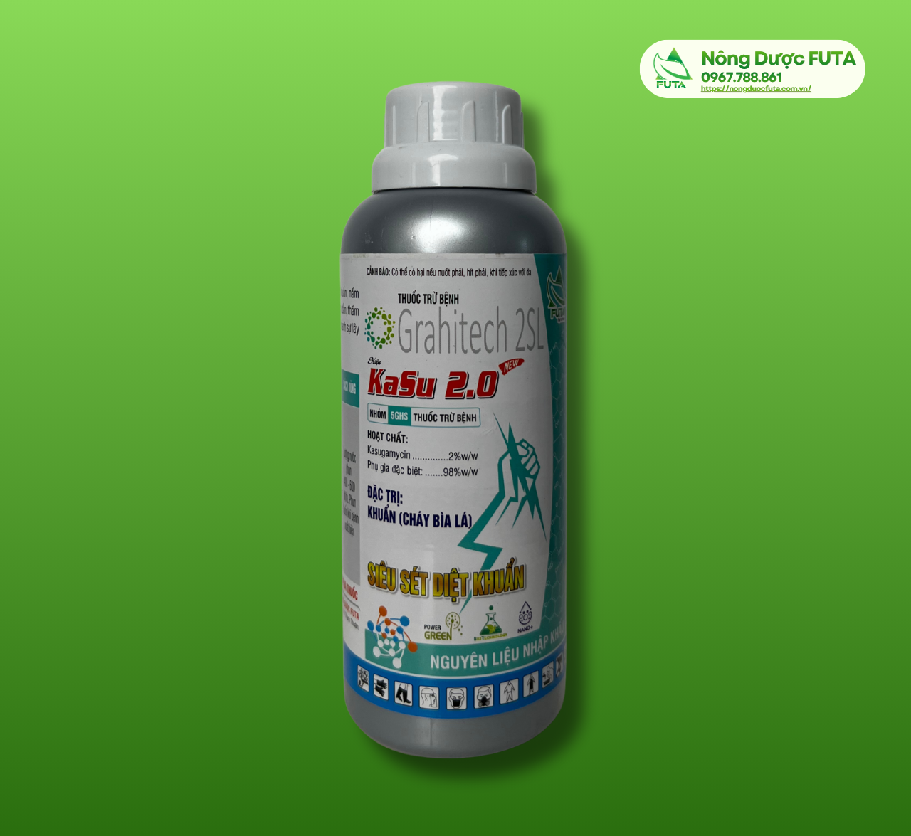 Thuốc trừ bệnh Grahitech 2SL - Hiệu KaSu 2.0 New (FUTA)